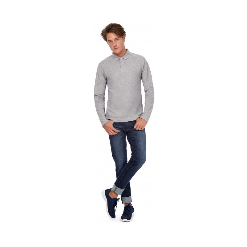 Polo homme ID.001 manches longues - CGPUI12