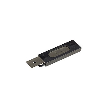 Cartouche noire de 10 lames pour grattoir 80 x 0,2 mm
