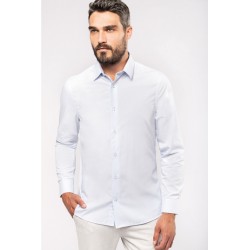 K513 - Chemise popeline manches longues homme