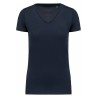 K3003 - T-shirt Supima col V manches courtes femme