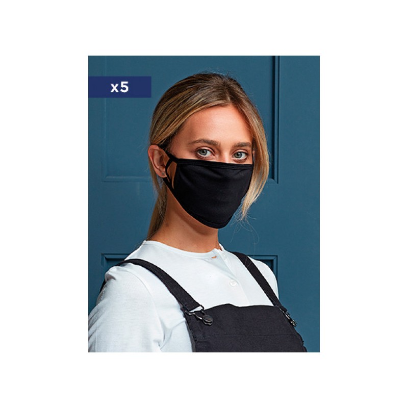 Masques de protection antimicrobien et réutilisable - AFNOR UNS 1 (LOT DE 5)- PR799