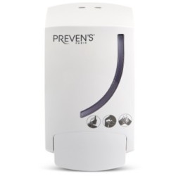 Distributeur PREVEN'S PARIS Curve 300ml Blanc