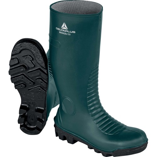 BOTTE PVC BRONZE2 S5 Vert-Noir