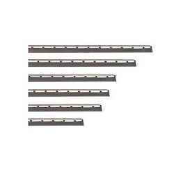 Barrette en inox avec caoutchouc hard