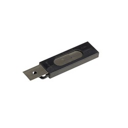 Cartouche noire de 10 lames pour grattoir 80 x 0,2 mm