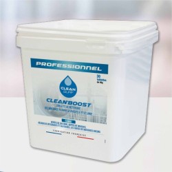 Clean'boost nettoyant machine professionnel seau de 40 tablettes