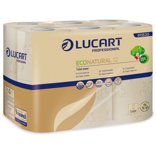 PAPIER HYGIENIQUE MENAGER ECONATURAL (LOT DE 96 ROULEAUX)