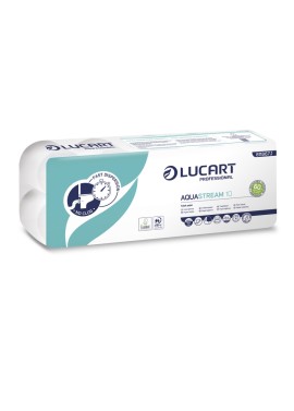 PAPIER HYGIENIQUE MENAGER AQUASTREAM (LOT DE 120 ROULEAUX)