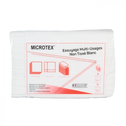 Torchon non-tissé spécial chaleur multi-usages NT SPUNLACE blanc