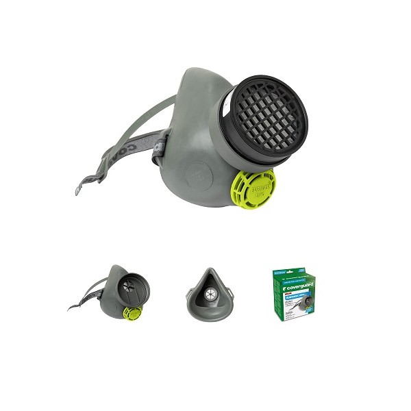 Demi-masque en caoutchouc, pour 1 filtre (l'unité) MO22101