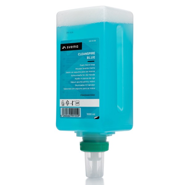 SVEMA SAVON MAINS CLEANSPIRE BLUE (cartouche 1000ml) vendu par 6