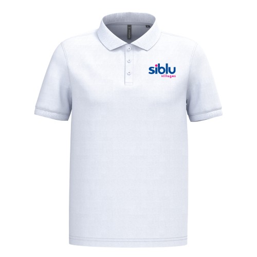 Polo piqué homme