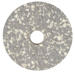 Disque mélanine composite diamètre 432 blanc/gris (carton de 4)