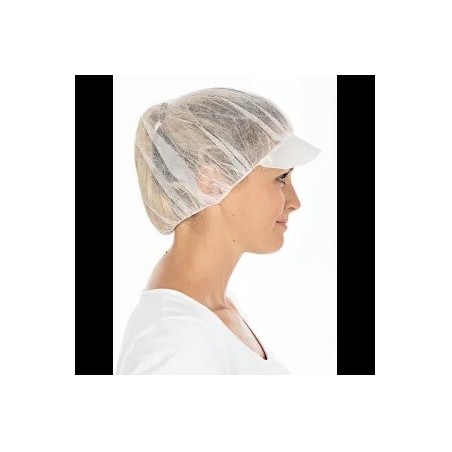 Charlotte visière blanche (carton de 1000) Charlotte visière blanche (carton de 1000)