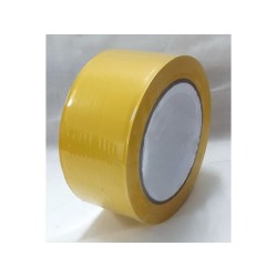 RUBAN ADHESIF PVC JAUNE STRIE