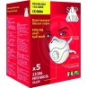 Masque FFP3 NR D SL Coque valve PREMIUM (boîte de 5 pièces) MO23306