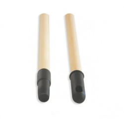 MANCHE BOIS BRUT 1.30M D 24 EMBOUT VIS