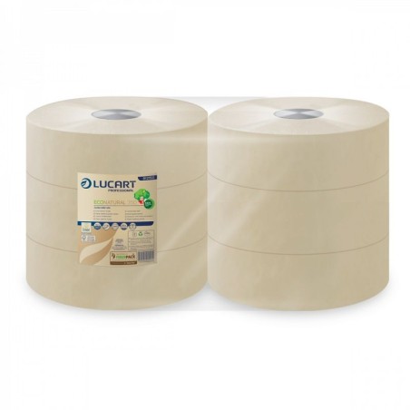 PAPIER HYGIENIQUE MAXI JUMBO ECONATURAL 350m (LOT DE 6 ROULEAUX) PAPIER HYGIENIQUE MAXI JUMBO ECONATURAL 350m (LOT DE 6 ROULEAUX)