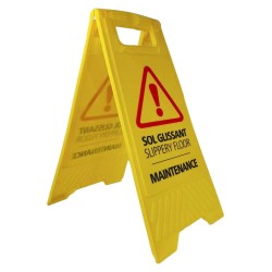 Panneau d'avertissement (SOL GLISSANT)