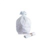 Sac 20L HD blanc 12µ le carton de 1000 avec lien à attacher