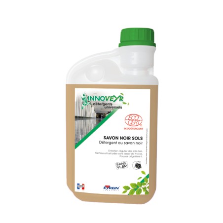 Savon noir sol ECOCERT Flacon 1L doseur Savon noir sol ECOCERT Flacon 1L doseur