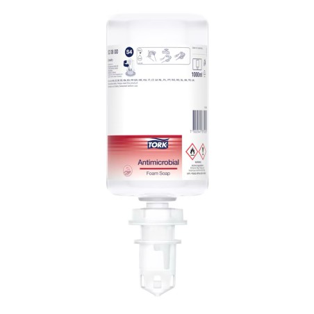 520800 Tork savon mousse antimicrobial cartouche de 1L (carton de 6) 520800 Tork savon mousse antimicrobial cartouche de 1L (carton de 6)
