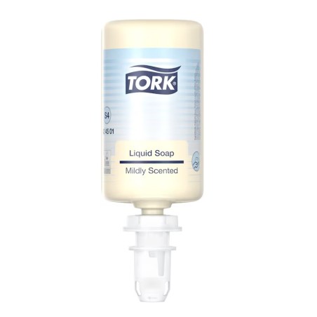 424501 Tork savon mains liquide parfumé cartouche de 1L (carton de 6) 424501 Tork savon mains liquide parfumé cartouche de 1L (carton de 6)