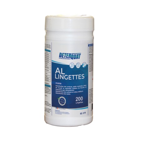 006160 - DETERQUAT AL LINGETTES DESINFECTANT (lot de 200) 